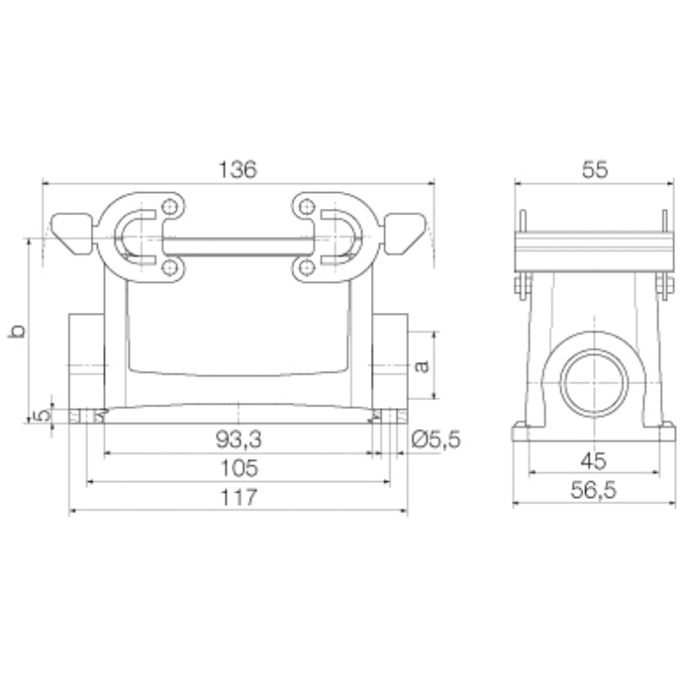 16 Pin Base Housing M25