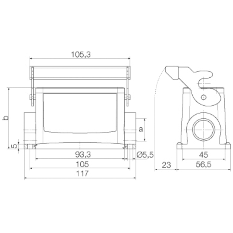 16 Pin Base Housing 