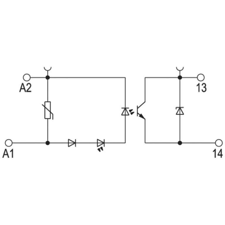 TERMOPTO Solid State Relay 0.5A 24-48V DC