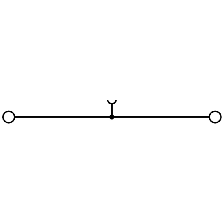 Feed Through Terminal WDU 1.5/R3.5