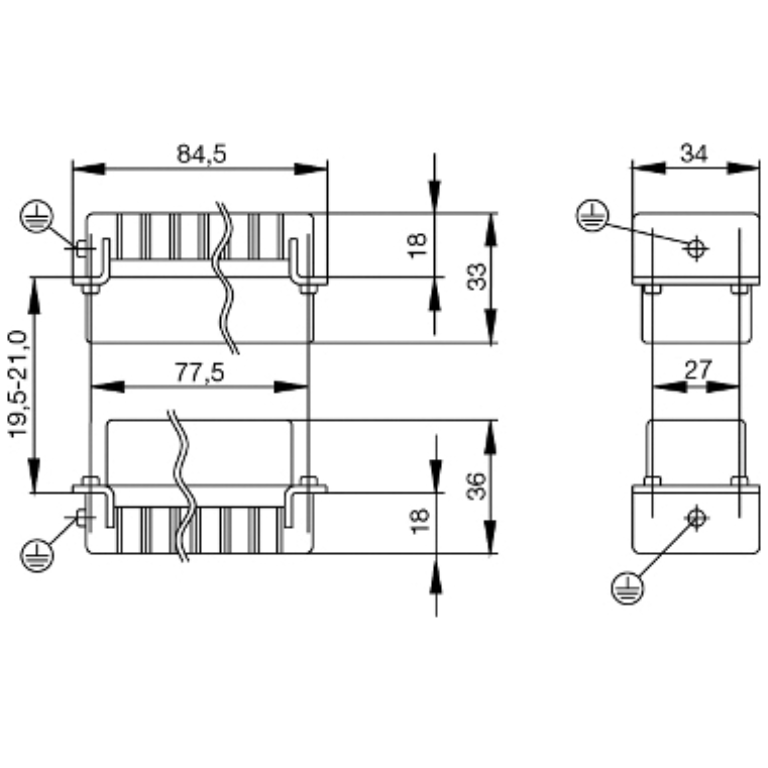 32 Pin Male Insert