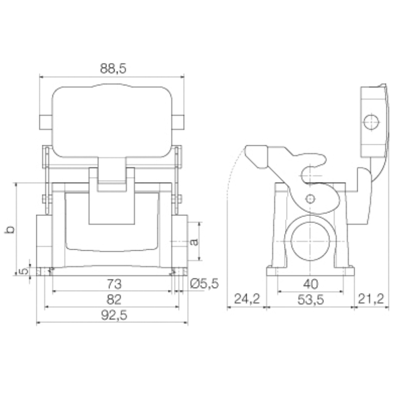 10 Pin Base Housing With Cover