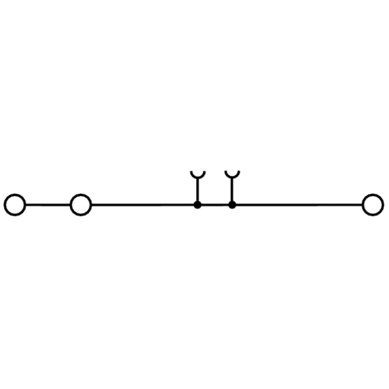 Feed Through Terminal ZDU 2.5-2/3AN