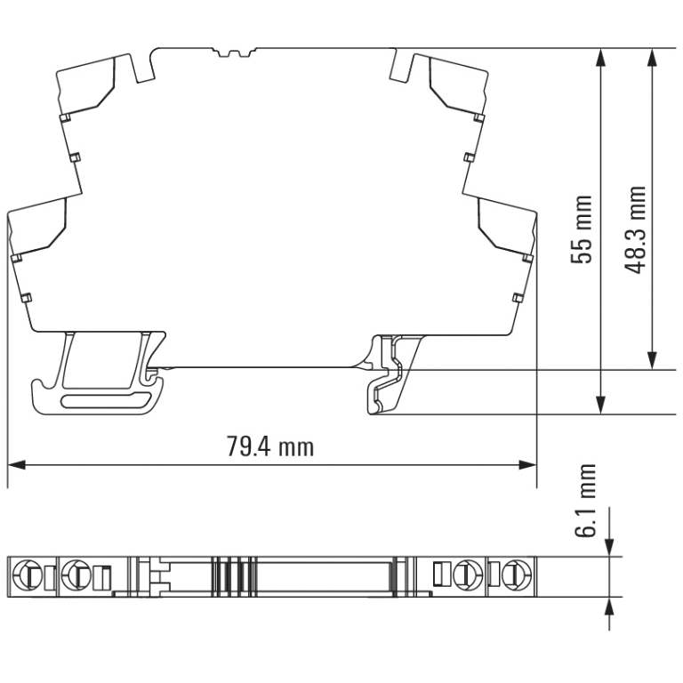 TERMOPTO Solid State Relay 0.5A 24-48V DC