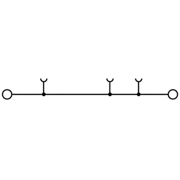 Feed Through Terminal ZDU 6-2/2AN