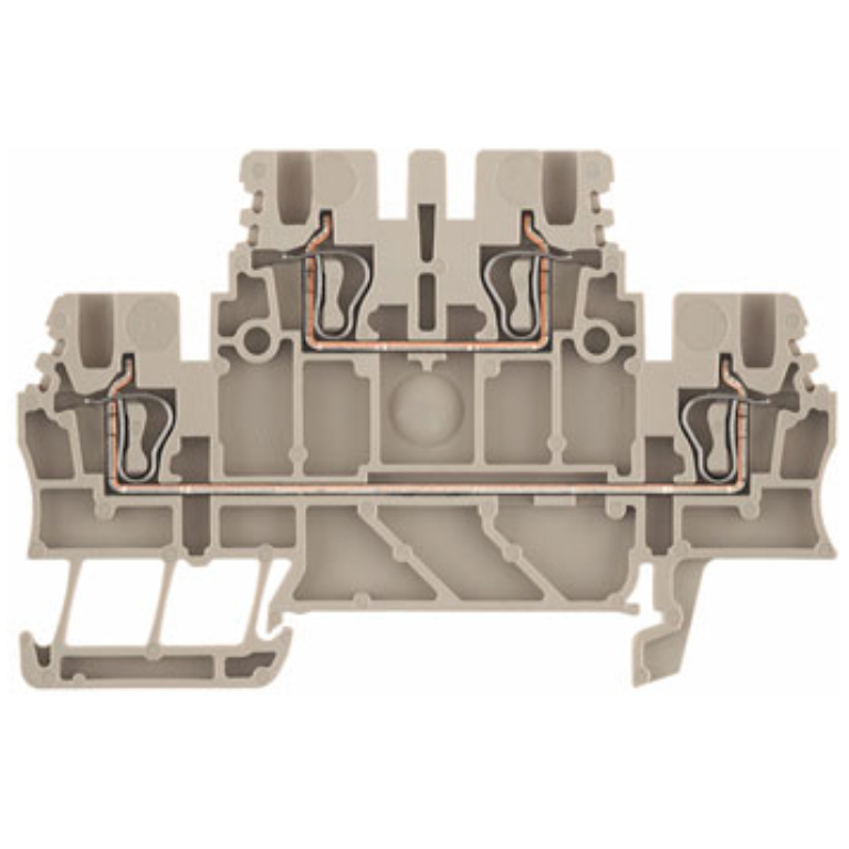 Feed Through Terminal Double Tier ZDK 1.5