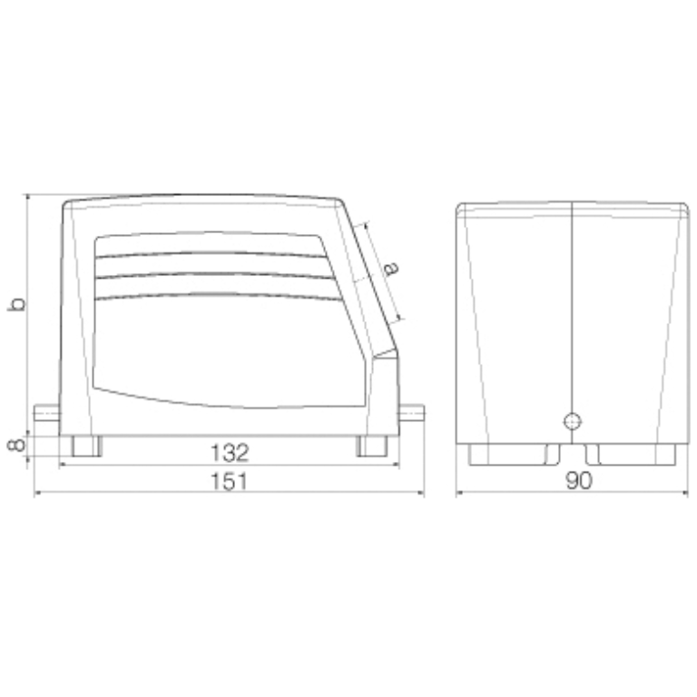 48 Pin Hood Side Entry M32