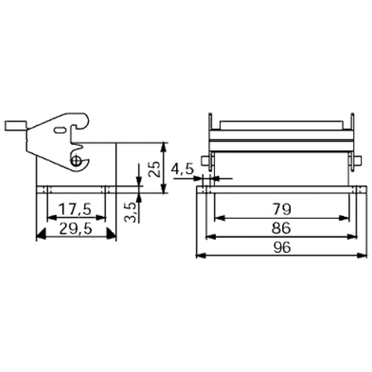 16 Pin Open Housing 