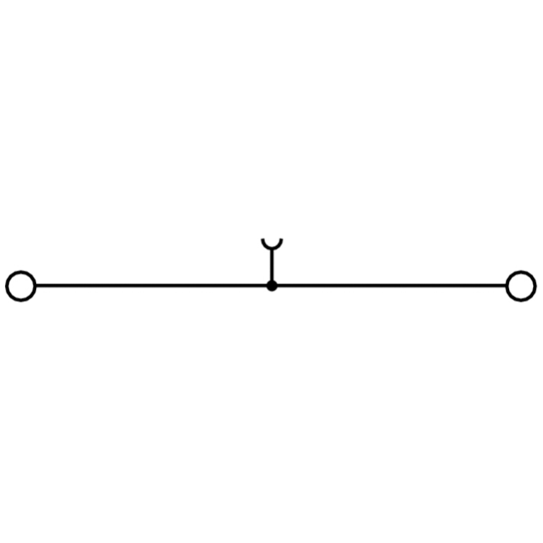 Feed Through Terminal ZDUB 2.5-2/2AN/DB