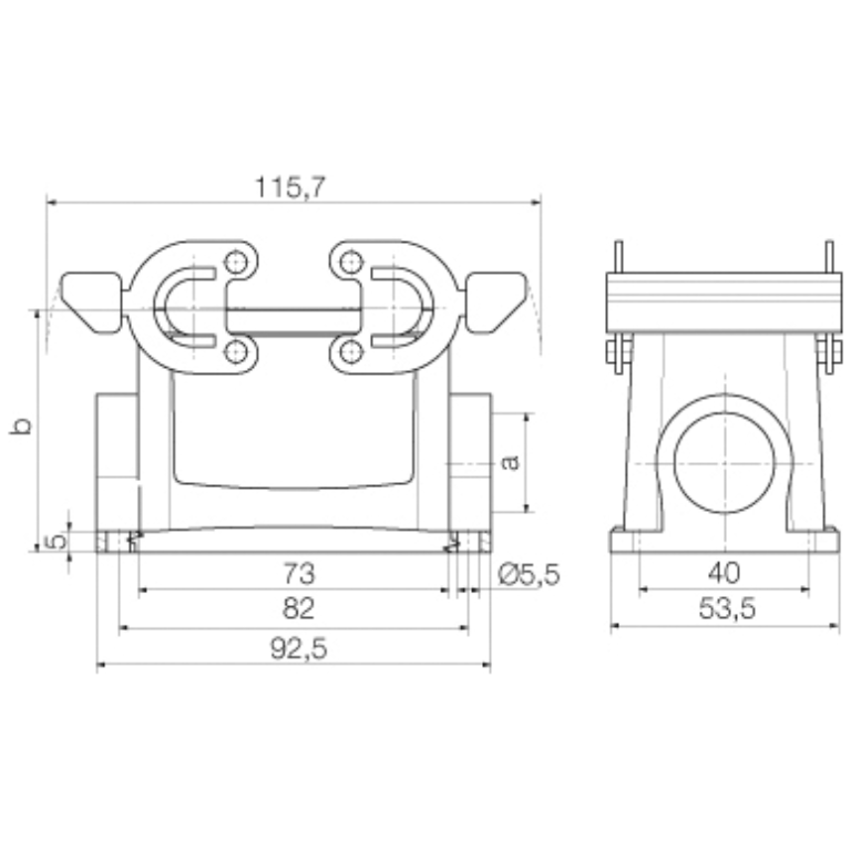 10 Pin Base Housing M20