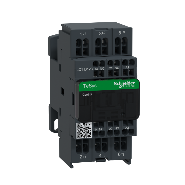 Contactor 12A 3P 24V AC 1+1