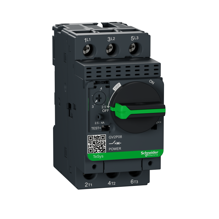 Motor Circuit Breaker 2.5A to 4A Rotary Reset