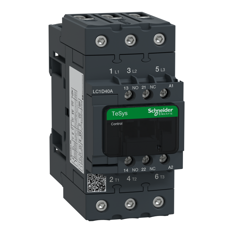 Contactor 3P 40A 230V AC 1+1 