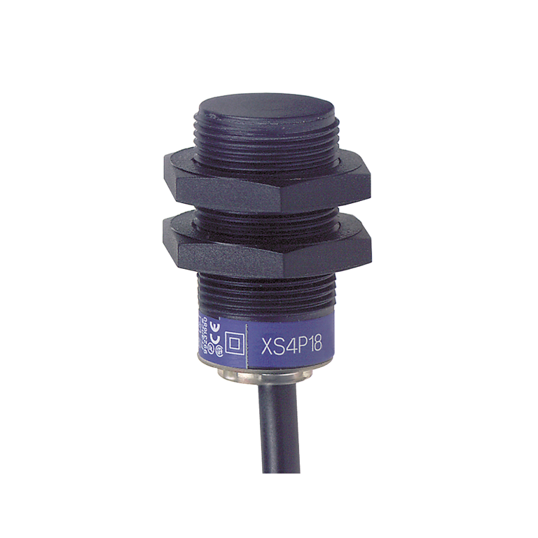Cylindrical Sensor M18 Thread SnNO Pre-wired DC, Output NPN 