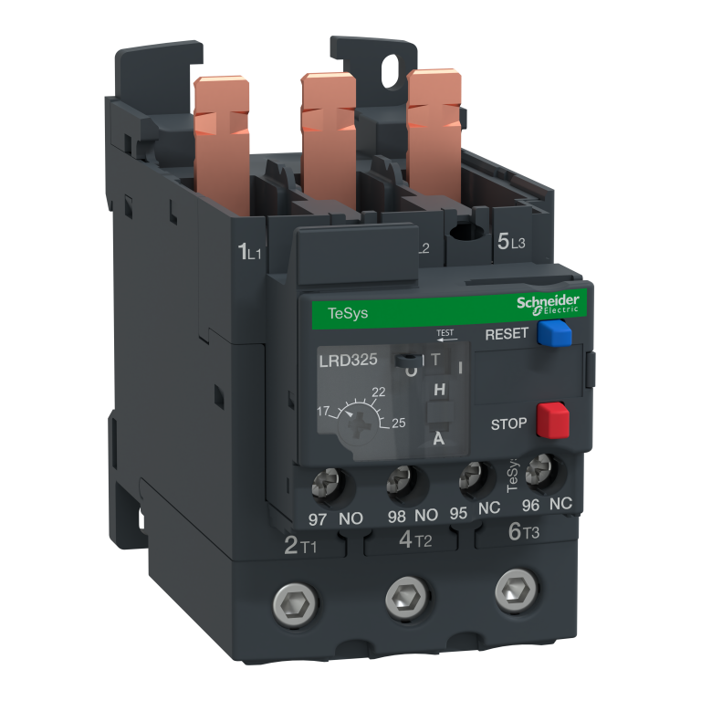 Differential Overload Relay 17 to 25A Screw Clamp