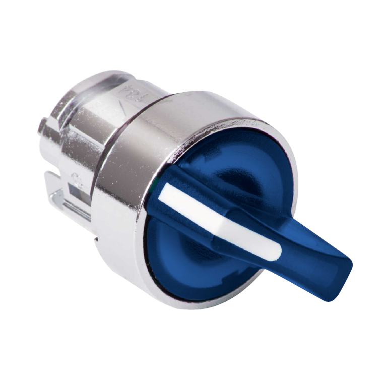 Illuminated Selector Switch Head LED Blue