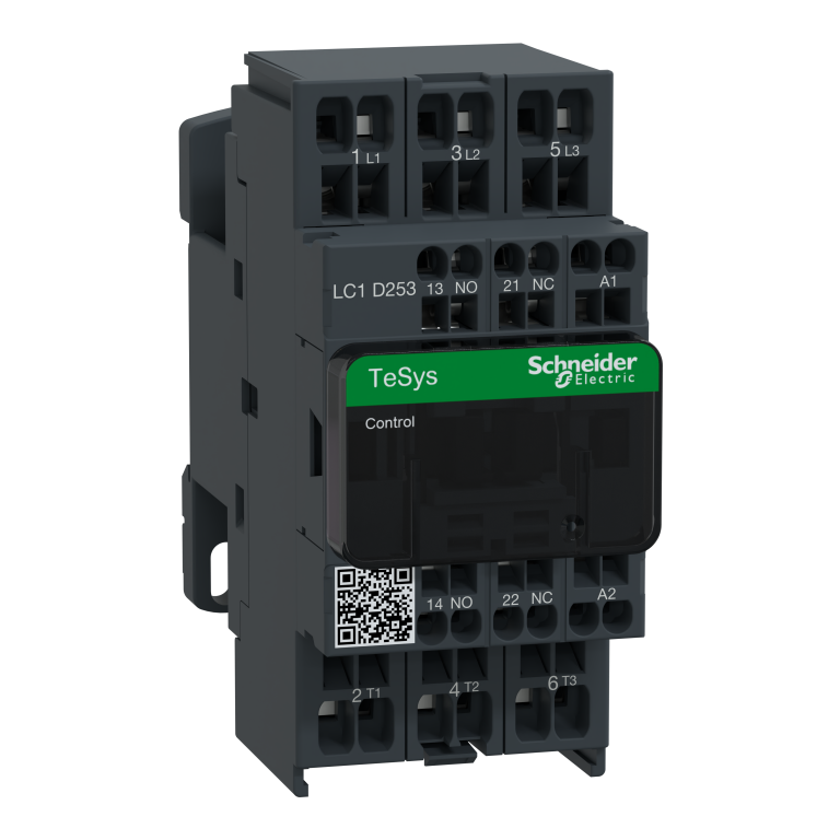 Contactor 3P 25A 24V AC 1+1 