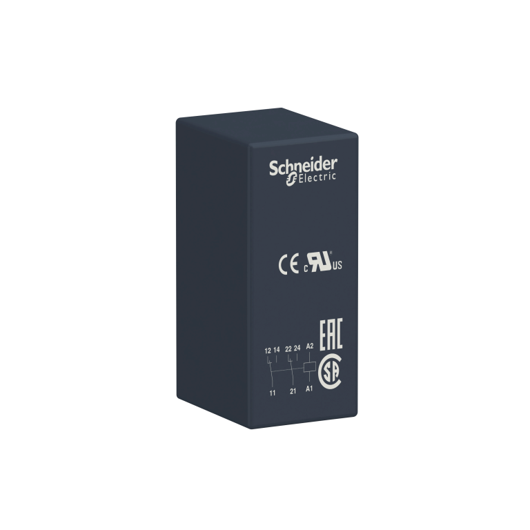 Slim Interface Plug-in Relay 2CO 120V AC 8A 