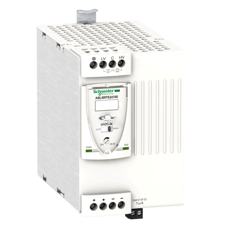 Regulated Switch Mode Power Supply 100-500V to 24V DC 10A