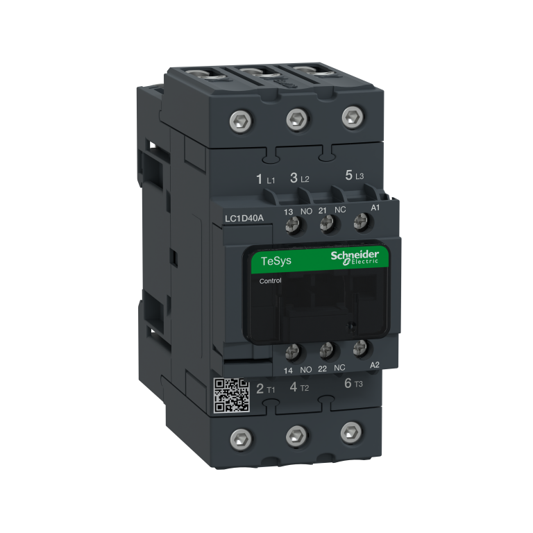 Contactor 3P 40A 220V AC 1+1 