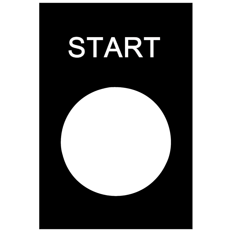 Legend Plate "START"