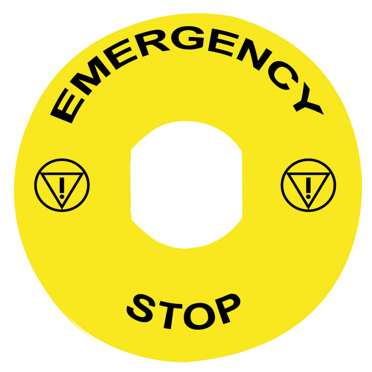 Legend Ring "EMERGENCY STOP"