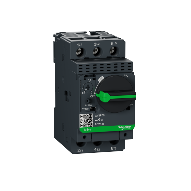 Motor Circuit Breaker 1 to 1.6A Rotary Reset