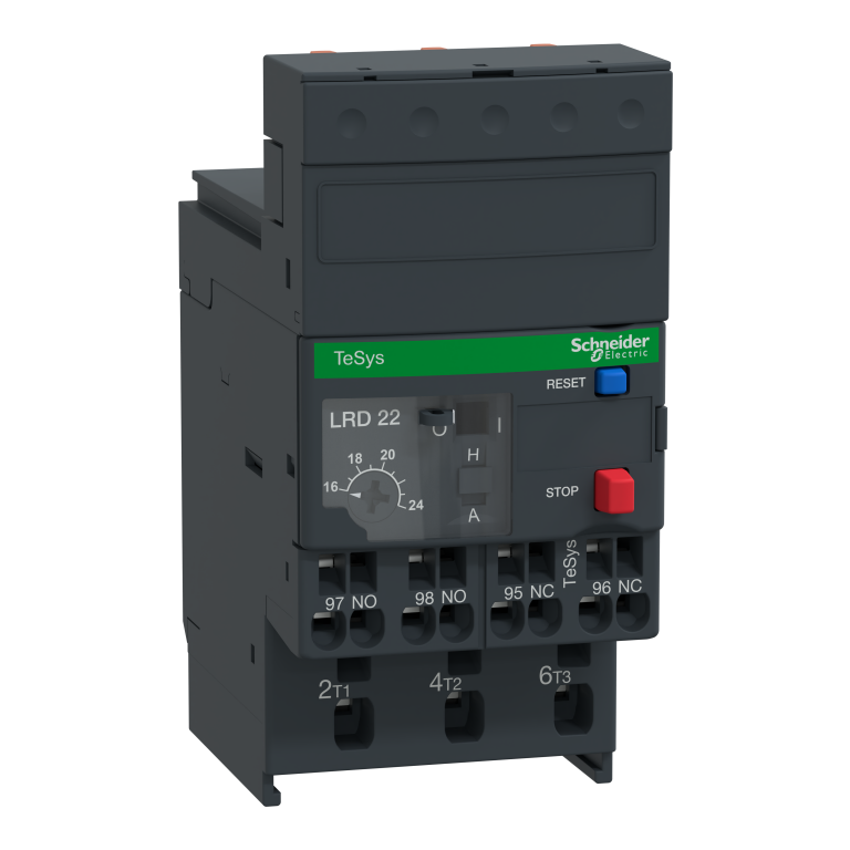 Differential Overload Relay 16 to 24A Spring