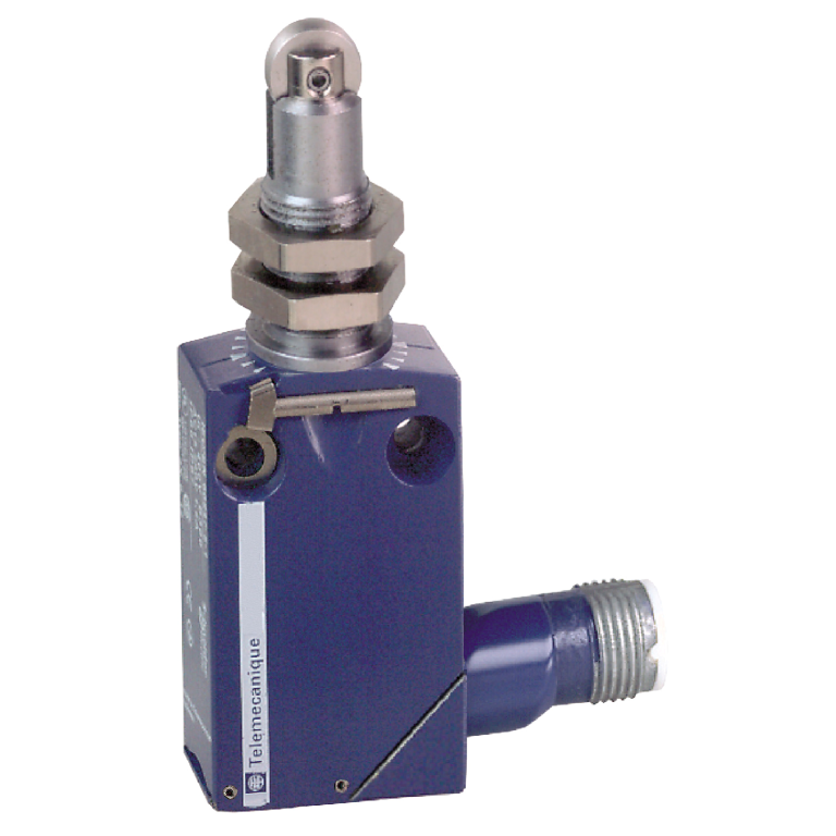Limit Switch With M12 With Steel Roller Plunger 1+1 M12-5 Pin