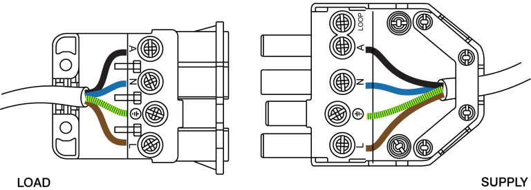 CLICK FLOW CT202C 20A 4 POLE PUSH FIT CONNECTOR