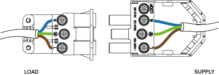 CLICK FLOW CT101C 20A 3 POLE PUSH FIT CONNECTOR 