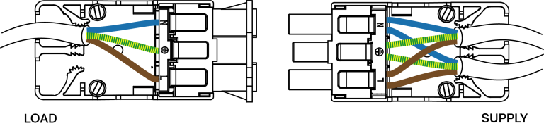 CLICK FLOW CT105C 20A 3 POLE PUSH FIT CONNECTOR 