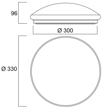 18W LED DUALTONE BH IP44