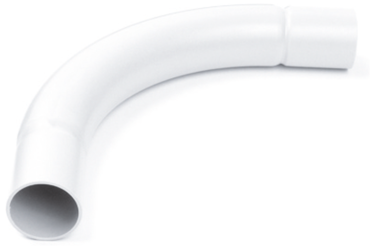 UNIVOLT NB20WH 20MM NORMAL CONDUIT BEND | WHITE