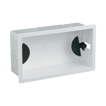 M/Tufflex 2 Gang 47mm Dry Lining Box - White