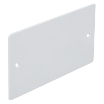 M/Tufflex 2 Gang Flush Square Cover Plate