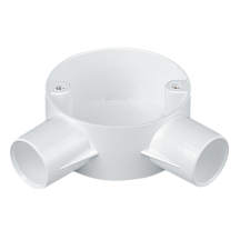 M/Tufflex 25mm PVC Angle Box - White