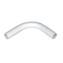 M/Tufflex PVC Round Bend 32mm - White