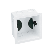 M/Tufflex 1 Gang 47mm Dry Lining Box - White