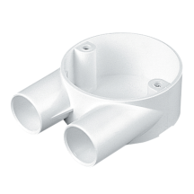 M/Tufflex 20mm PVC U-Box - White