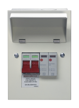 Wylex Metal Consumer Unit Enclosure with 100A DP Supply Isolator and Type 2 SPD