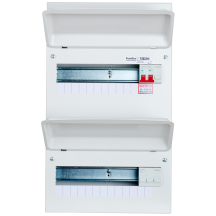 Fusebox 22 Way Consumer Unit with 100A Main Switch DUAL STACK