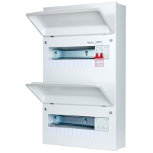 Fusebox 22 Way Consumer Unit with 100A Main Switch DUAL STACK