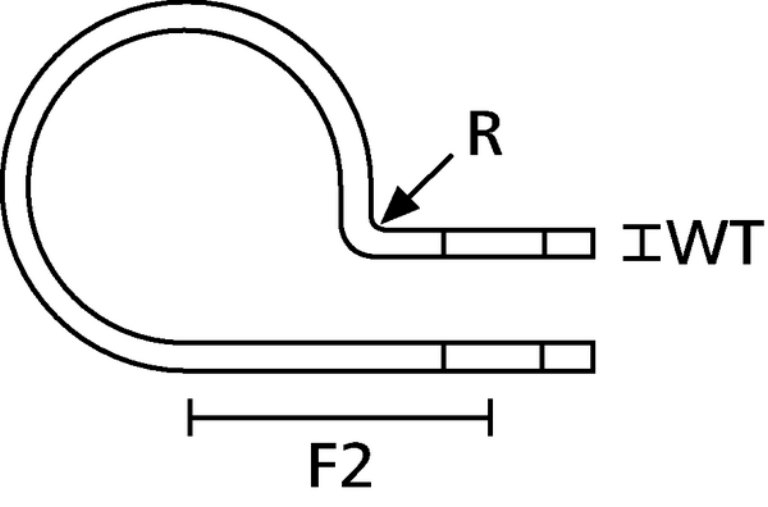 P-Clip 6.5mm Black