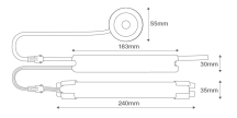 EMER LED DWN LGT 5W