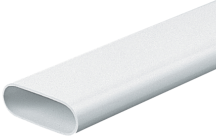 Greenbrook White PVC Oval Conduit 25mm x 3m