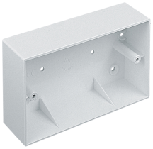 BEW Direct - Marshall Tufflex 2 Gang Conduit Mounting Box c/w Square ...