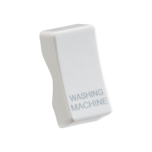 KNIGHTSBRIDGE CUWASH WHITE PLASTIC WASHING MACHINE ROCKER GRID COVER ROCKER | WHITE