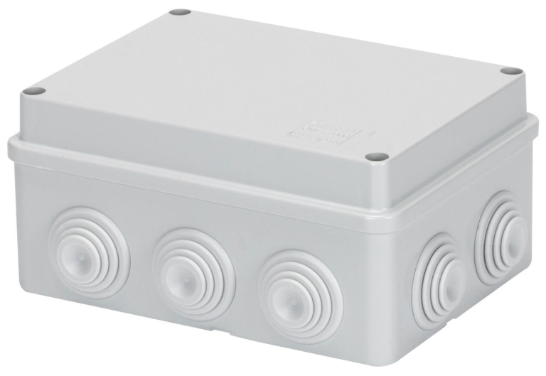 Junction Box Plain Screw Fix Lid IP55 150 x 110 x 70mm