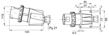 APP INLET 32A IP67 110V